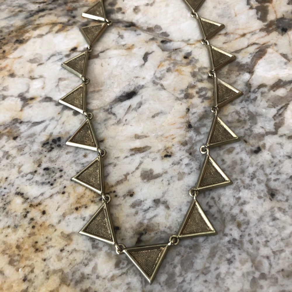 House of Harlow 1960 triangle necklace